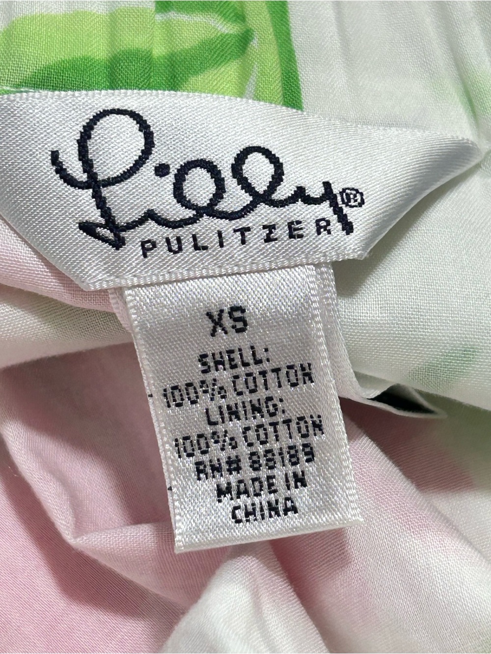 Vintage Lilly Pulitzer Floral Tiered Skirt XS - Picture 6 of 6